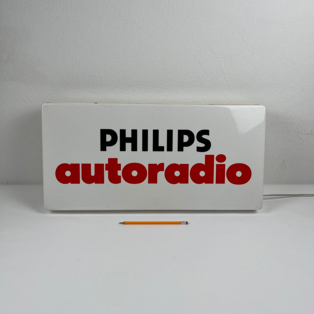 Insegna luminosa - Philips Autoradio | Anni '70