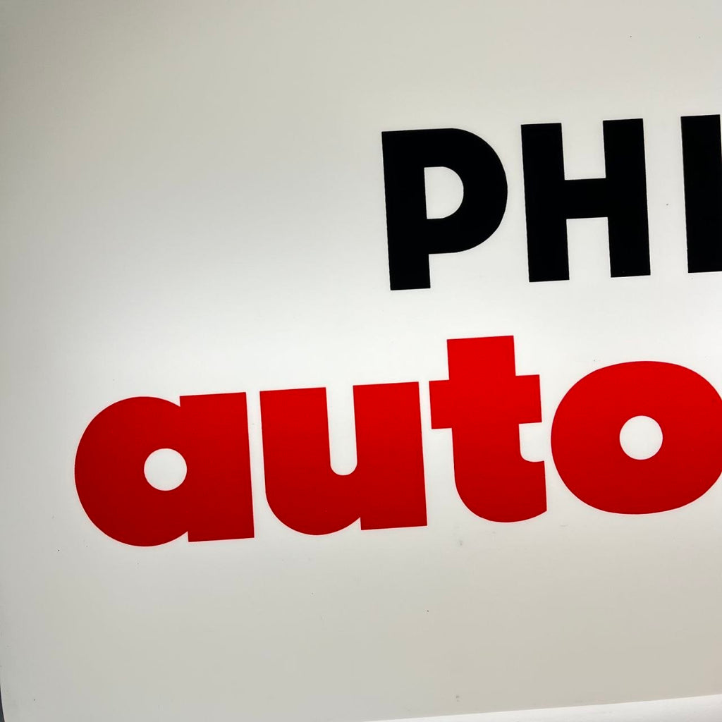 Insegna luminosa - Philips Autoradio | Anni '70