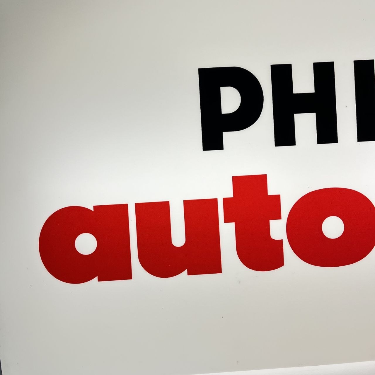 Insegna luminosa - Philips Autoradio | Anni '70