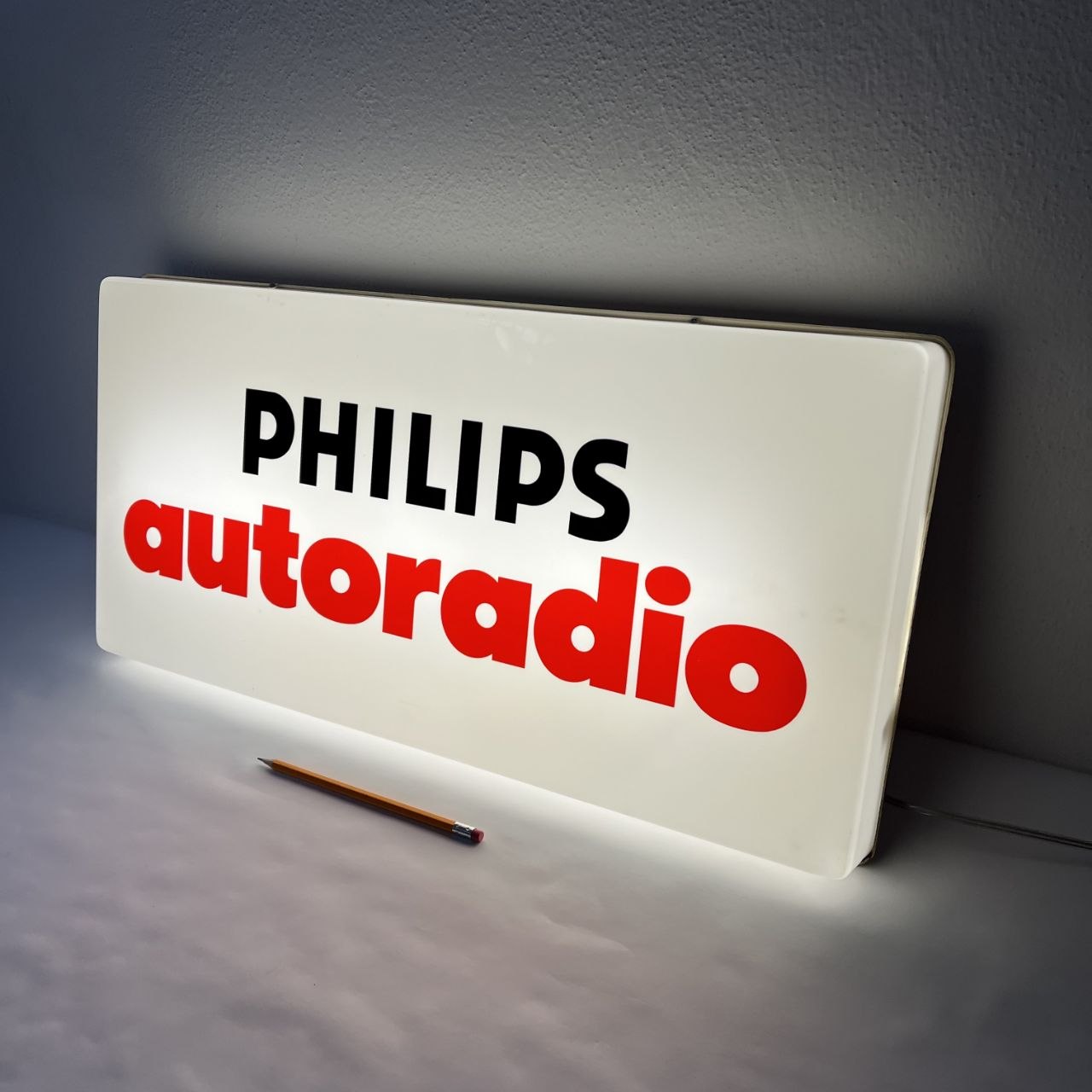 Insegna luminosa - Philips Autoradio | Anni '70