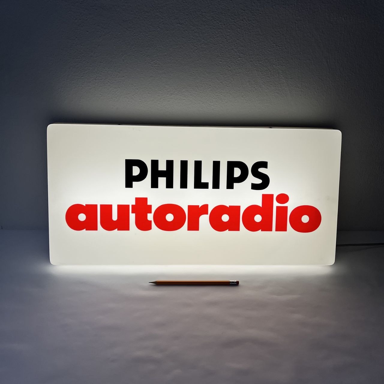 Insegna luminosa - Philips Autoradio | Anni '70