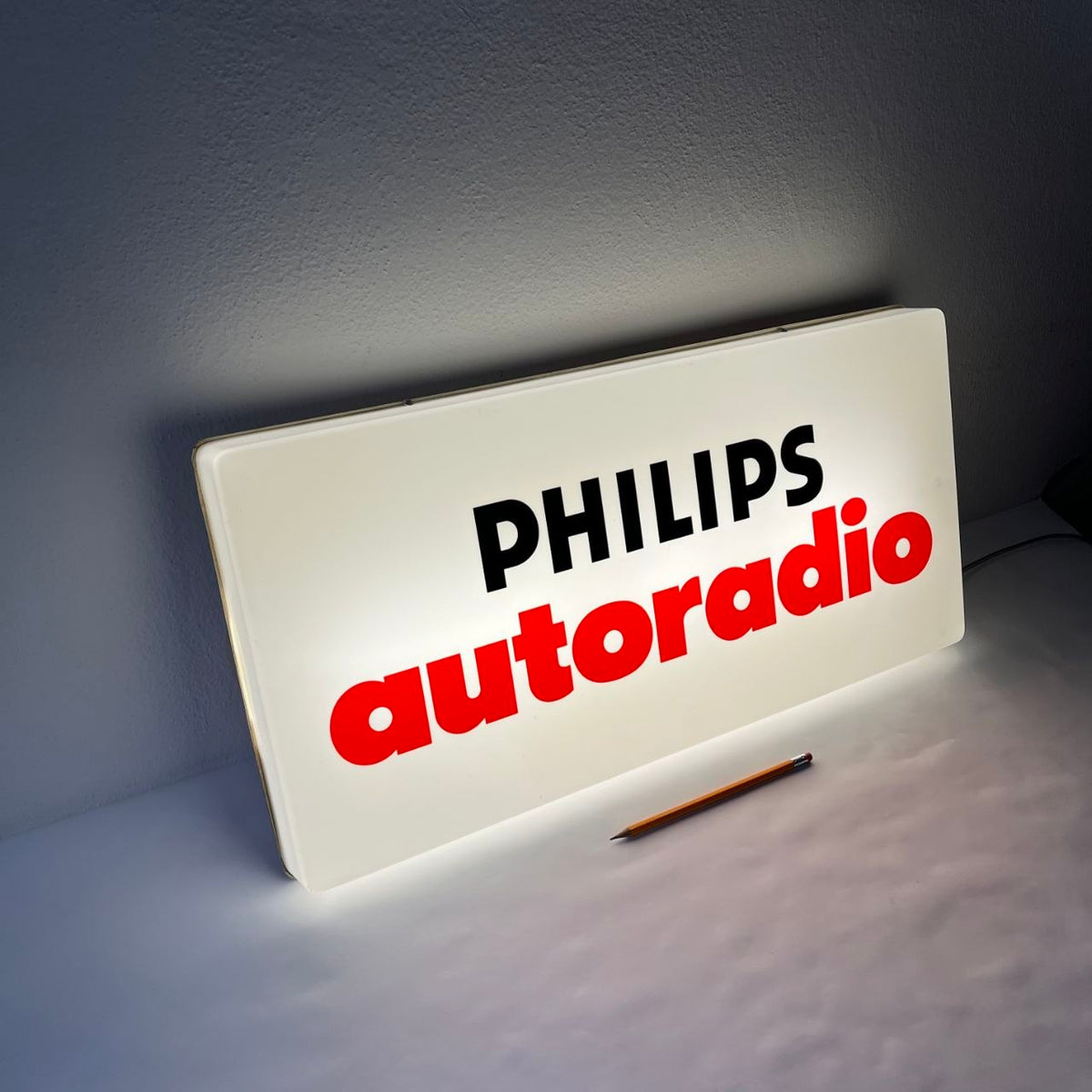 Insegna luminosa - Philips Autoradio | Anni '70