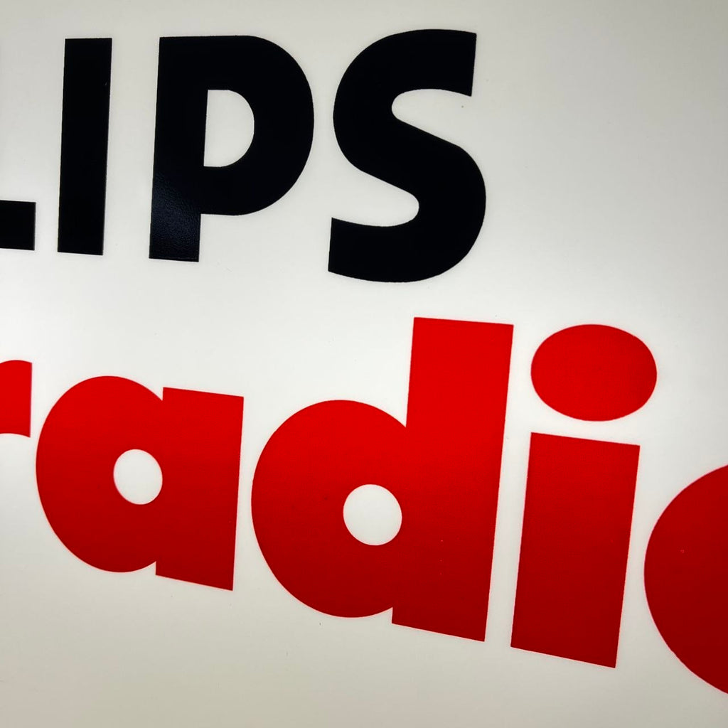 Insegna luminosa - Philips Autoradio | Anni '70