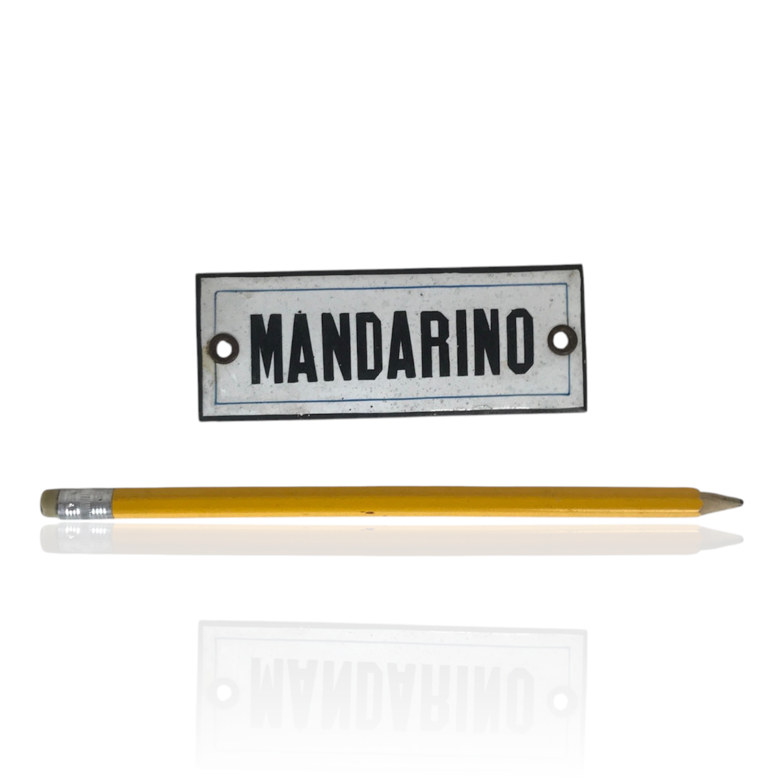 Enamel Plate - Mandarin | 1950s