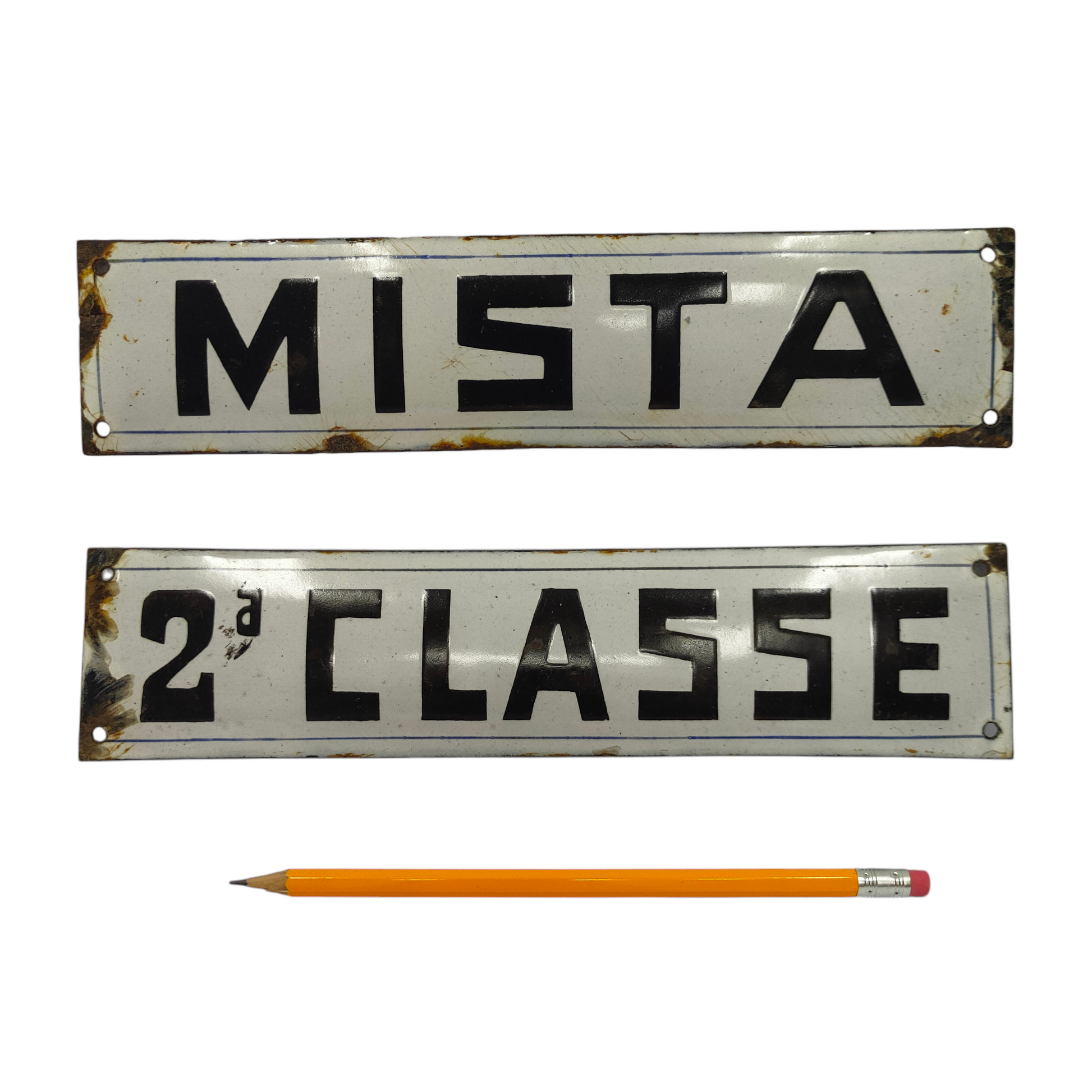 Enamel Nameplates - 2nd Class Mixed | 1940s