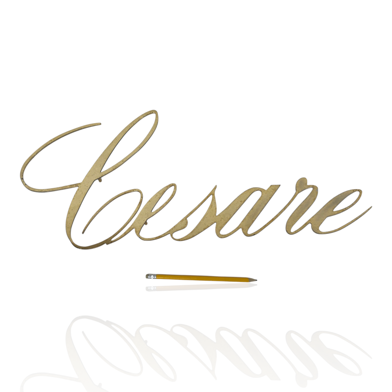 Brass sign - Caesar
