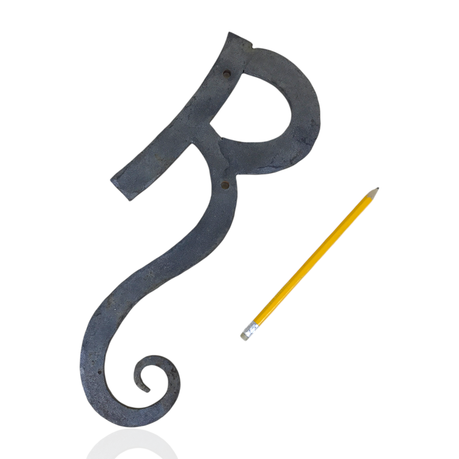 Wrought iron "R" sign | 1980s