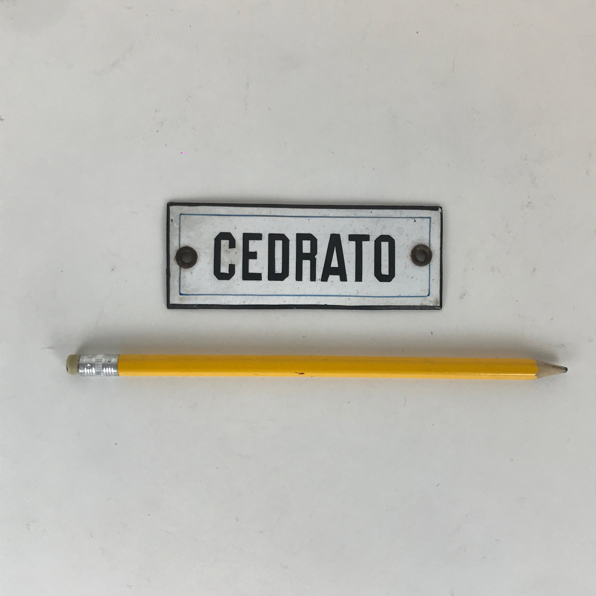 Enamel Plate - Citron | 1950s