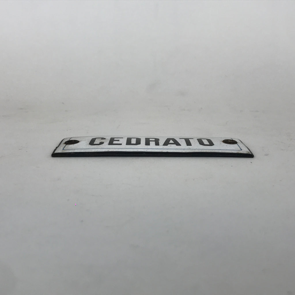 Enamel Plate - Citron | 1950s