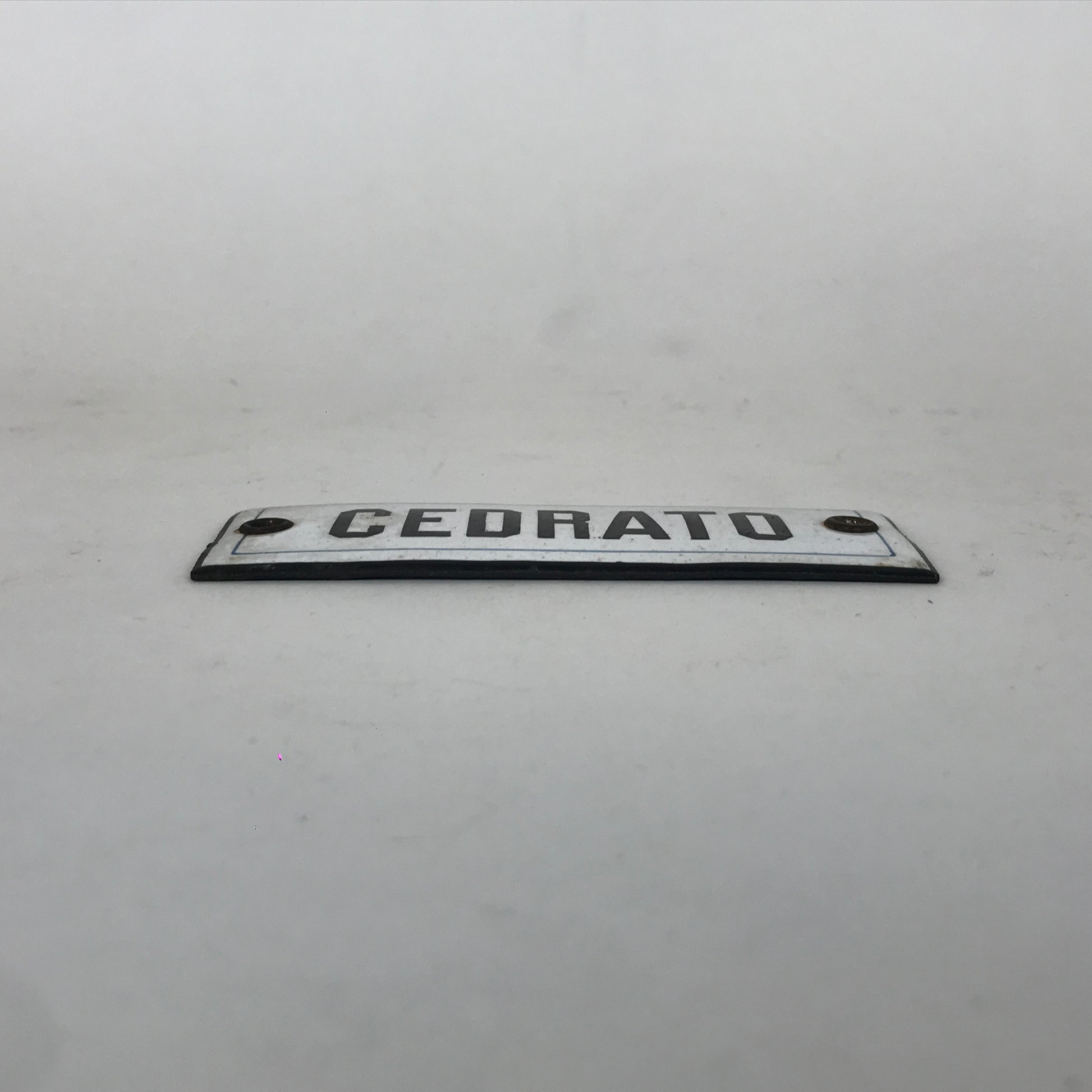 Enamel Plate - Citron | 1950s