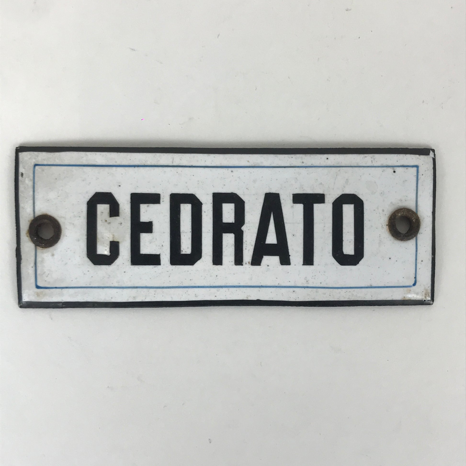 Enamel Plate - Citron | 1950s