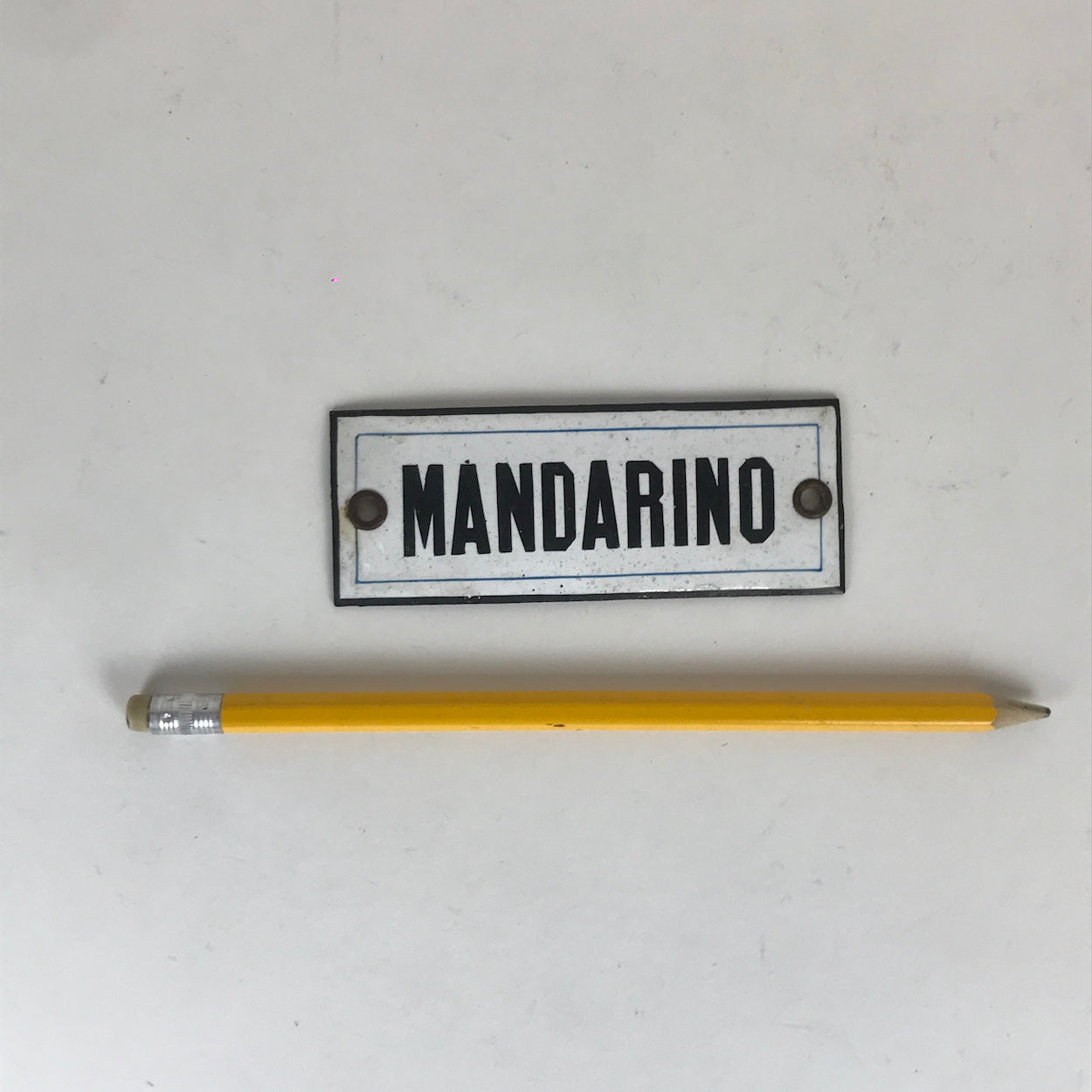 Enamel Plate - Mandarin | 1950s